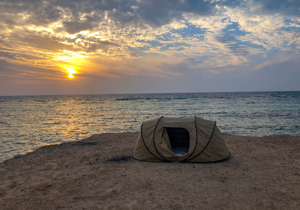 My fishing and camping adventure by the Red Sea